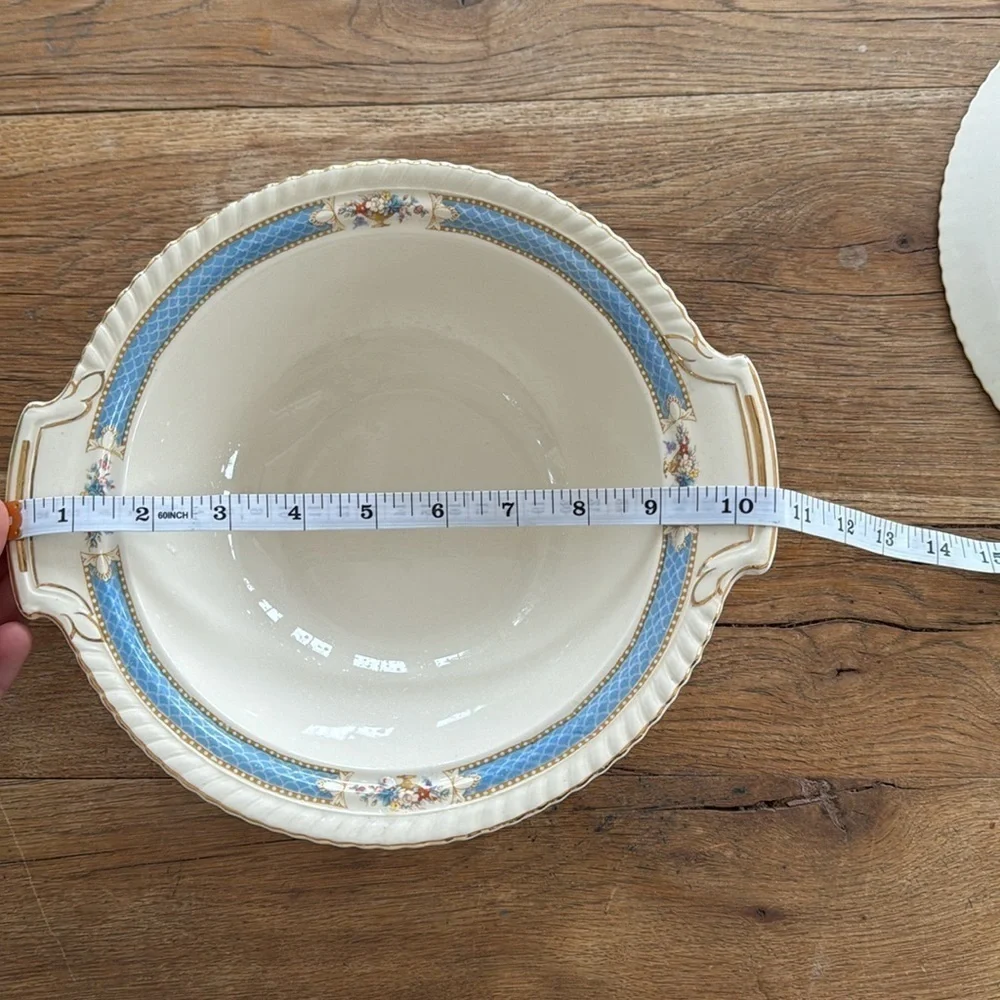 Vintage HTF Johnson Bros. Belvedere bowl, Stamped Old English 10 Inch